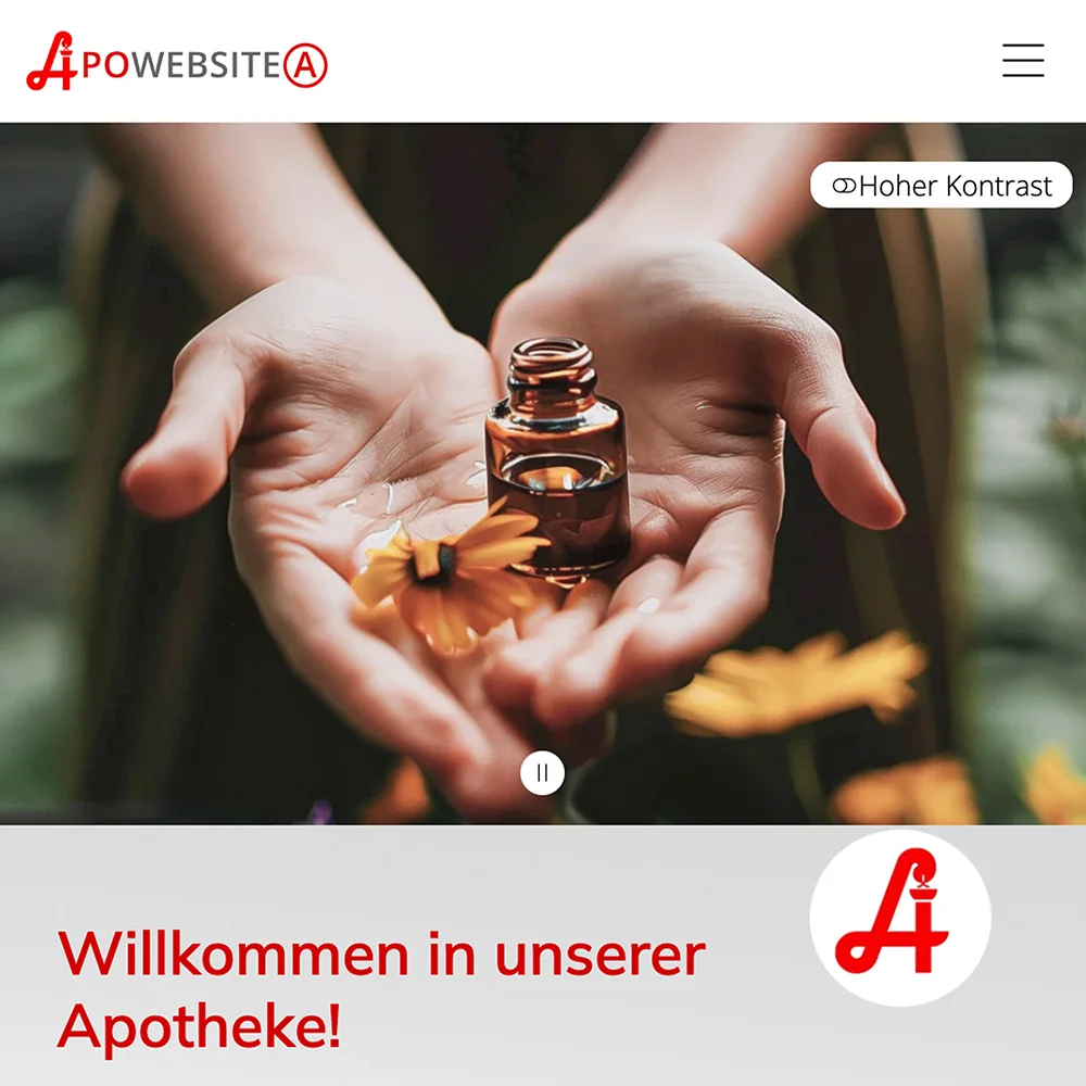 Willkommensgruß an Ihre Apotheke